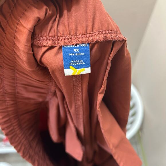 Old Navy Mens Jogger Pants 4XL Red Performance Tech Stretch Drawstring NEW - Picture 10 of 11